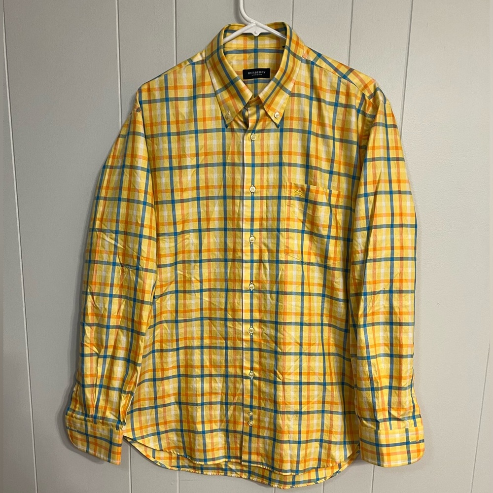 Burberry long sleeve button-down size L